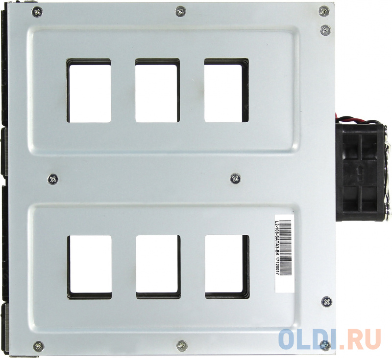 Procase L2-108-SATA3-BK {Корзина L2-108SATA3 8 SATA3/SAS, черный, с замком, hotswap mobie rack module for 2,5" slim HDD(1x5,25) 2xFAN 40x15mm} фото