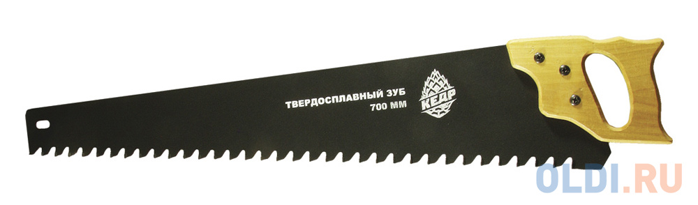 

НОЖОВКА ПО ГАЗОСИЛИКАТУ 700 ММ ДЕРЕВ. РУЧКА (1/24) "КЕДР" 086-0700