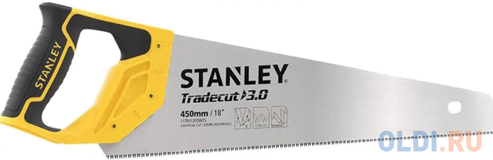 

Ножовка TRADECUT 18in/450mm, 11 TPI STHT20355-1 STHT20355-1 Stanley