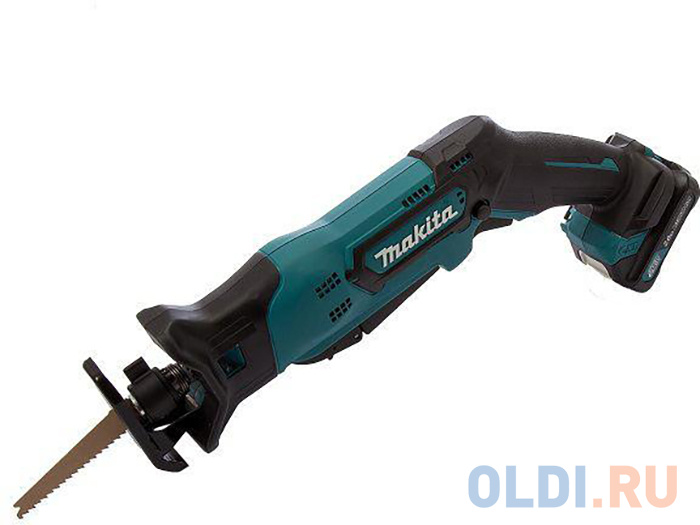 Ножовка MAKITA JR103DWAE  10.8В 2х2Ач Li-ion 0-3300об\\м ход-13мм рез-50мм 1.3кг чем б\\кл зам. пилки 184001 - фото 2