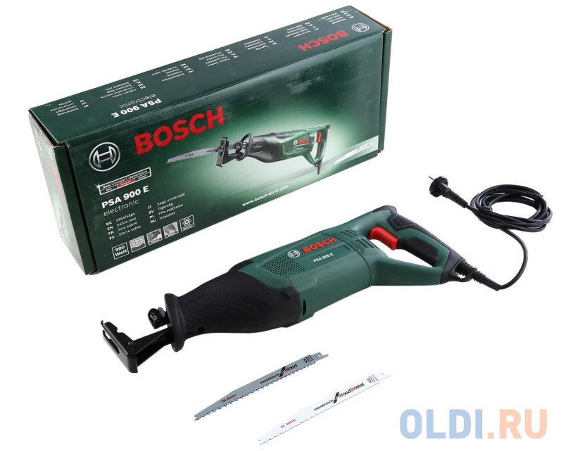 Ножовка BOSCH PSA 900 E (0.603.3A6.000)  900Вт 0-2700ход/мин рабочий ход 28мм дер-205мм мет-20мм фото