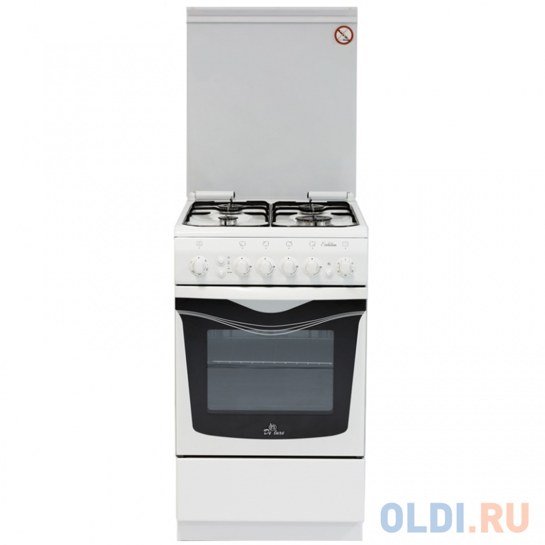 

Газовая плита De Luxe 506040.01г чр белый