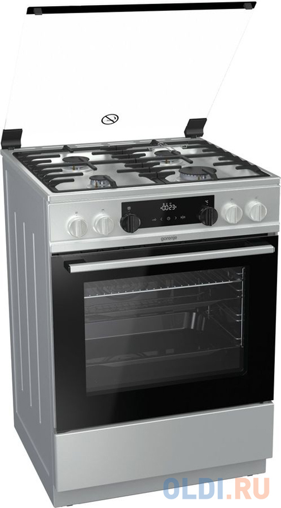 

Комбинированная плита Gorenje K634XF серебристый