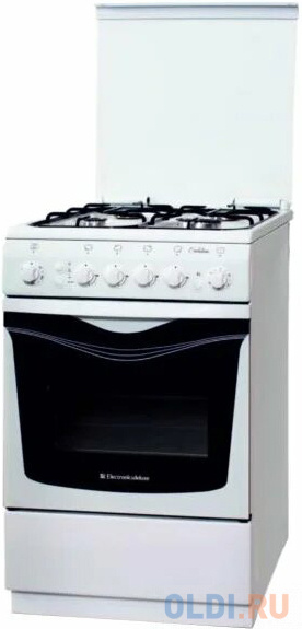 

Газовая плита De Luxe 506040.14г(кр)чр белый