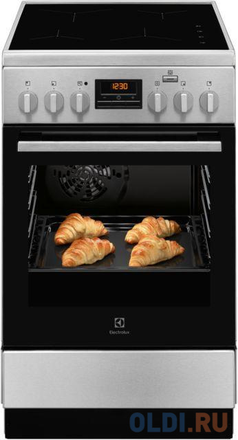 

Электрическая плита ELECTROLUX/ Электрическая плита с индукцией, 50см шириной, нержавеющая сталь c Anti Finger Print, мультифункциональная электрическ, Серебристый