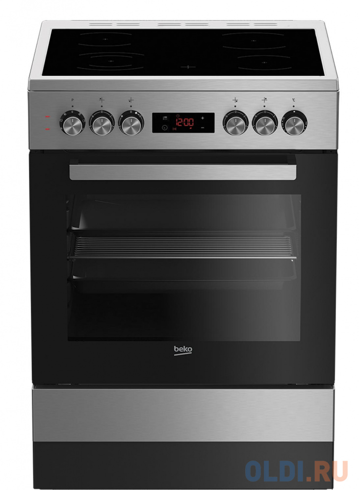 Электрическая плита FSE67310GX 7786585503 BEKO плита электрическая gefest эп н д 6560 03 0053 мрамор стеклокерамика без крышки