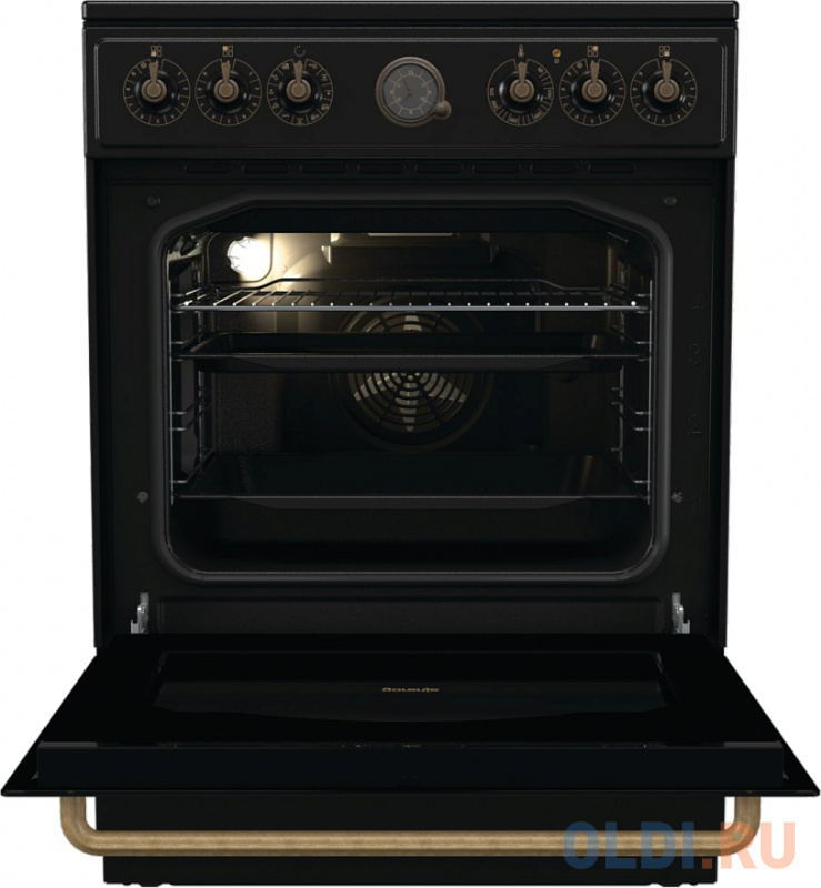 Электрическая плита Gorenje GECS6B70CLB черный фото
