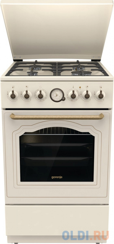 Комбинированная плита Gorenje GKS5B70CLI бежевый фото