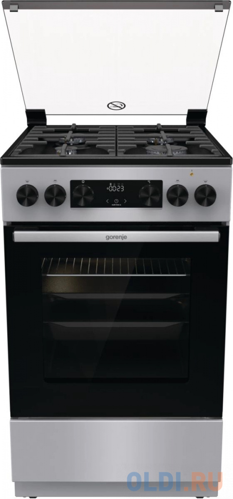 

Плита Комбинированная Gorenje GK5C41SF серый (стеклянная крышка) реш.чугун