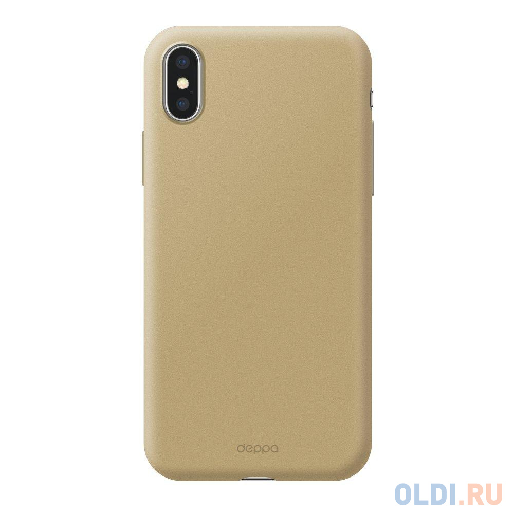 Чехол Deppa Air Case для Apple iPhone X/XS, золотой