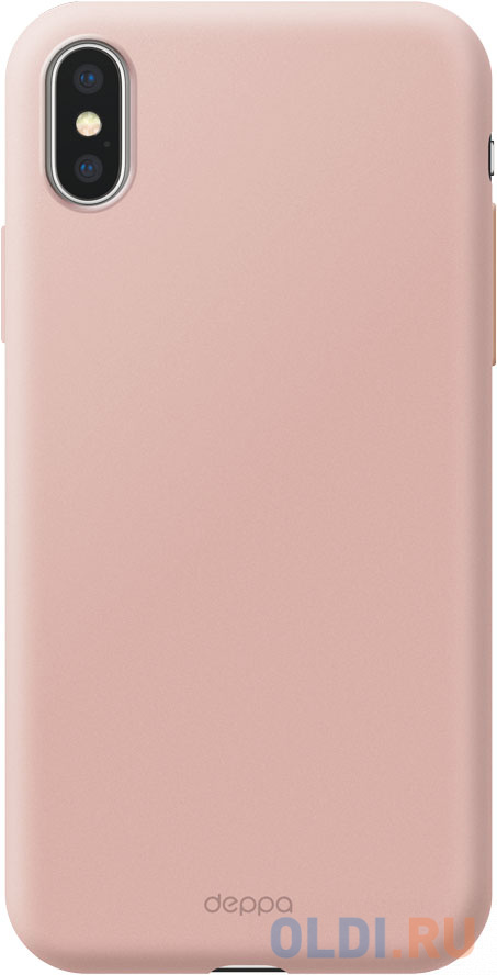 Чехол Deppa Air Case для Apple iPhone X/XS,  розовое золото