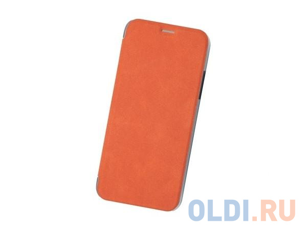 

Чехол Book Case для IPhone X/ Xs, экозамша, терракотовый, BoraSCO