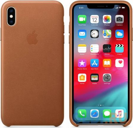 

iPhone XS Max Leather Case - Saddle Brown MRWV2ZM/A