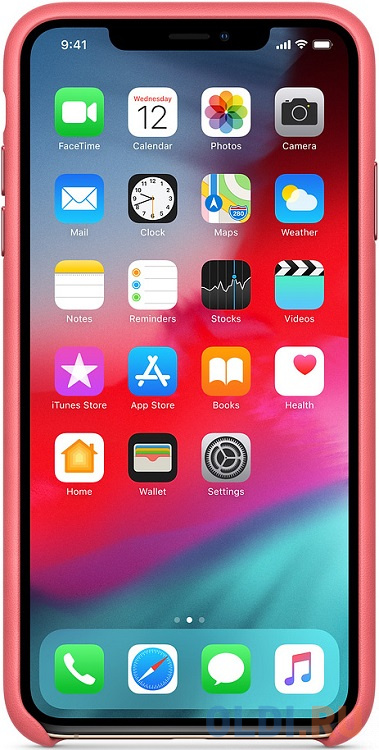 

Чехол для iPhone XS Max Leather Case - Peony Pink / MTEX2ZM/A