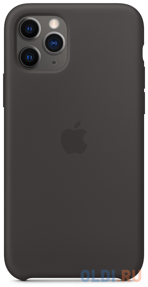 Чехол Apple Silicone Case для iPhone 11 Pro чёрный MWYN2ZM/A - фото 6