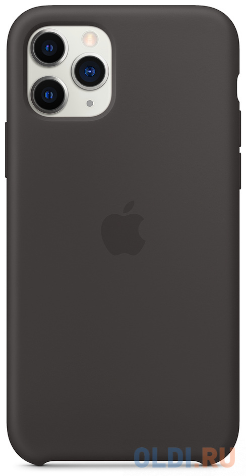 Чехол Apple Silicone Case для iPhone 11 Pro чёрный MWYN2ZM/A - фото 2