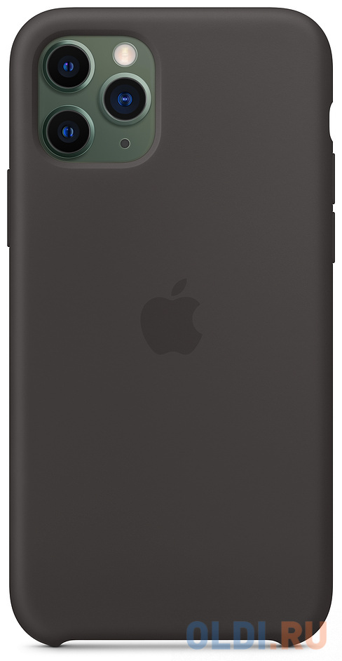 Чехол Apple Silicone Case для iPhone 11 Pro чёрный MWYN2ZM/A - фото 3