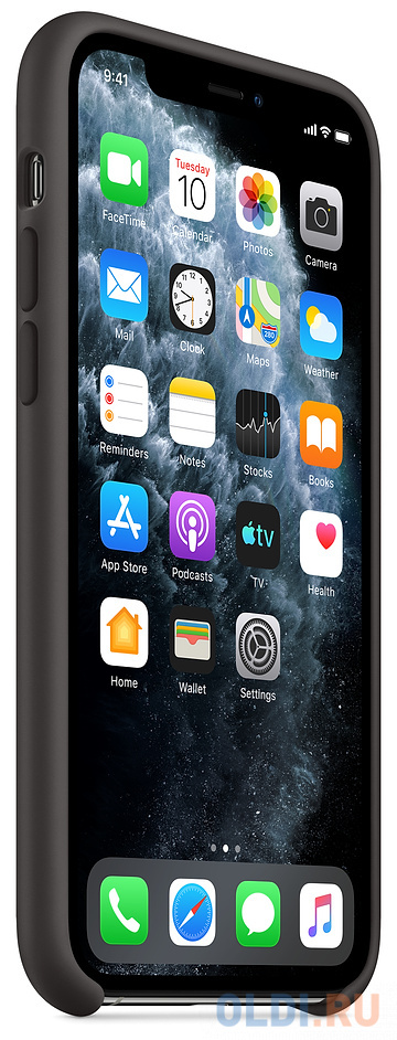 Чехол Apple Silicone Case для iPhone 11 Pro чёрный MWYN2ZM/A - фото 4