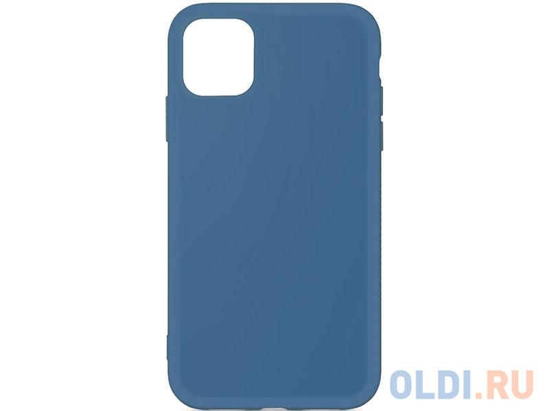 

Силиконовый чехол с микрофиброй для iPhone 11 DF iOriginal-01 (blue)