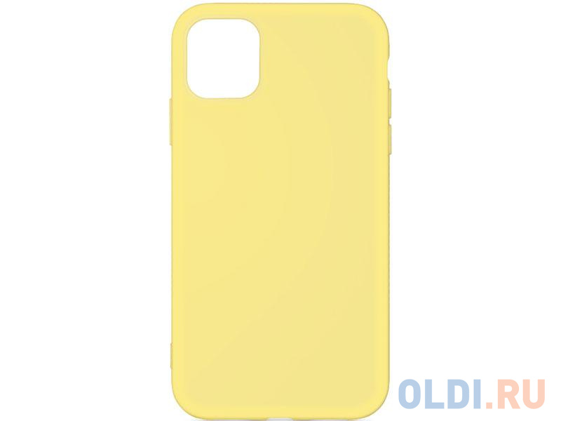 

Силиконовый чехол с микрофиброй для iPhone 11 Pro Max DF iOriginal-03 (yellow)