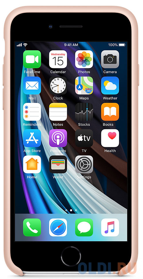 Накладка Apple Silicone Case для iPhone 7 iPhone 8 iPhone SE розовый песок MXYK2ZM/A MXYK2ZM/A - фото 3