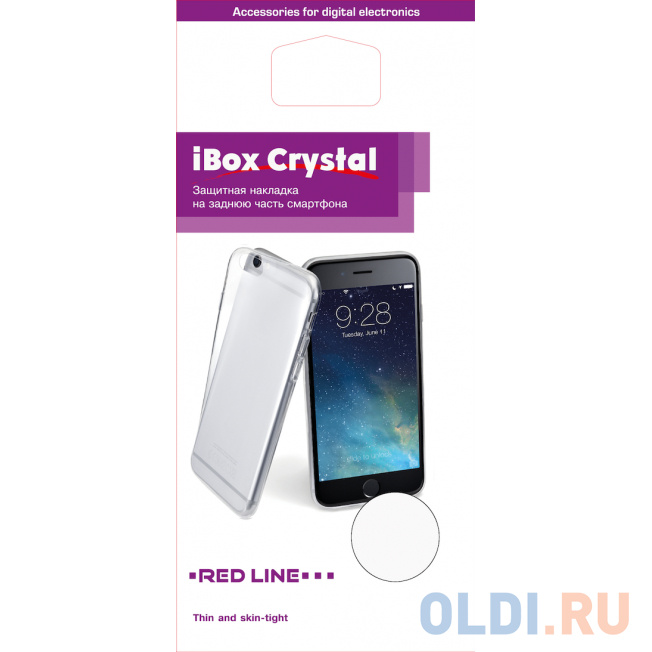 

Накладка Red Line iBox Crystal для iPhone 6 iPhone 6S прозрачный УТ000007225