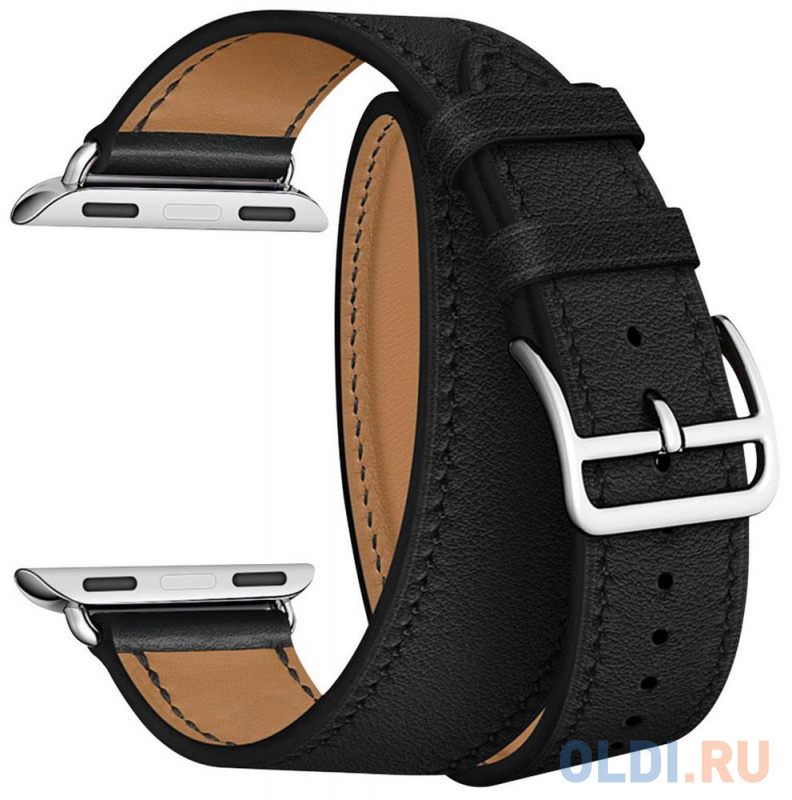 

Ремешок Lyambda Meridiana для Apple Watch чёрный LWA-01-40-BK