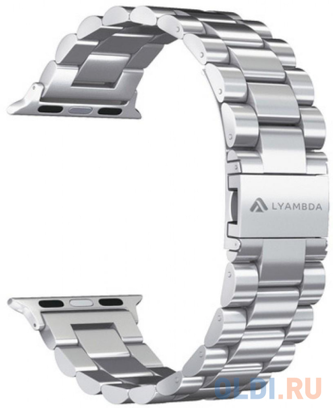 

Ремешок Lyambda Keid для Apple Watch серебристый DS-APG-02-40-SL