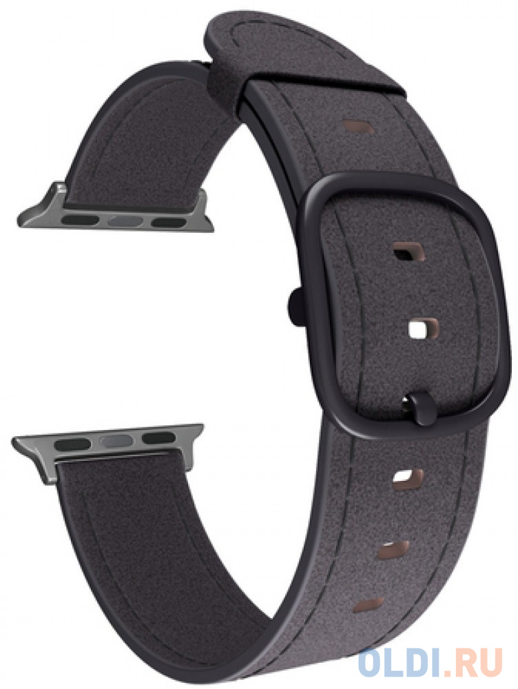 Ремешок Lyambda Minkar для Apple Watch чёрный DSP-03-44 ремешок deppa band mesh 42mm лавандовый 47148