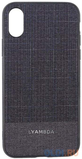 

Накладка Lyambda Europa для iPhone XS синий серый LA05-ER-XS-DB