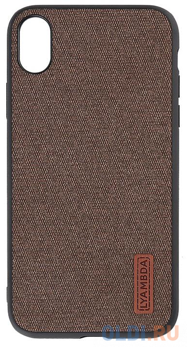 

Накладка Lyambda Regul для iPhone XS Max коричневый LA06-RG-XSM-BR
