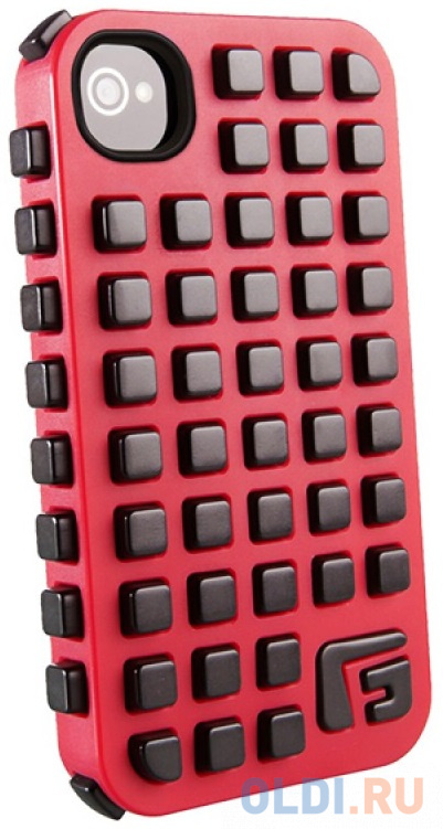 

Противоударный чехол для iPhone 4S, Extreme Grid реактивная защита от удара и падений (RPT ™), красный/черный, G-Form