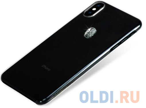 

Накладка Bling My Thing Treasure: Silver Skull для iPhone XS Max прозрачный ipxs-l-tr-cl-slv
