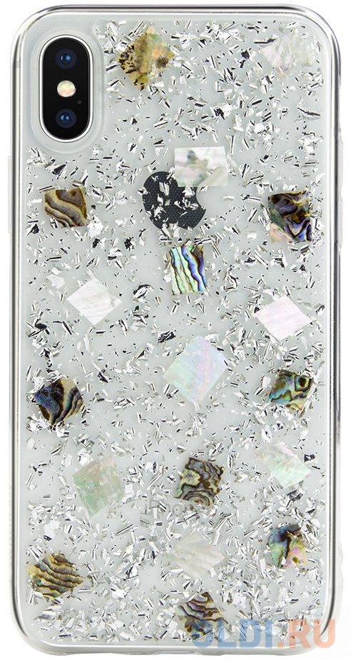 Накладка SwitchEasy Flash Conch для iPhone X iPhone XS белый чёрный GS-103-44-160-87