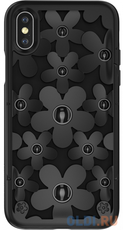 

Накладка SwitchEasy Fleur для iPhone X iPhone XS чёрный GS-103-44-146-11