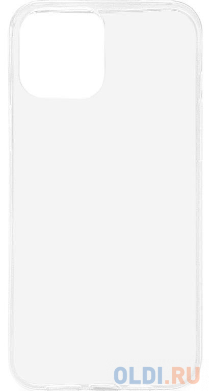 Накладка DF iCase-17 для iPhone 12 mini прозрачный luazon для iphone 12 mini с отсеком под карты текстиль кожзам красный