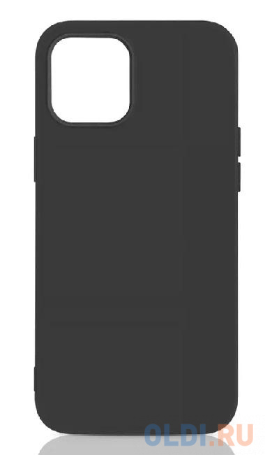 Накладка DF iOriginal-06 для iPhone 12 Pro Max чёрный накладка настенная пластиковая для плоских воздуховодов 55х110 мм