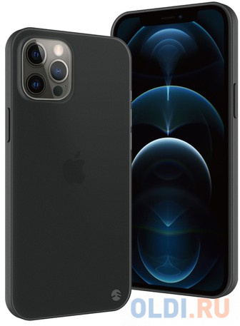 

Накладка SwitchEasy GS-103-122-126-66 для iPhone 12 iPhone 12 Pro прозрачный чёрный