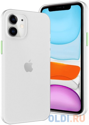 

Накладка SwitchEasy GS-103-121-126-99 для iPhone 12 mini прозрачный белый