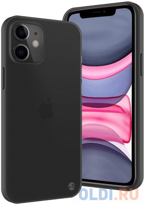 

Накладка SwitchEasy GS-103-121-126-66 для iPhone 12 mini прозрачный чёрный