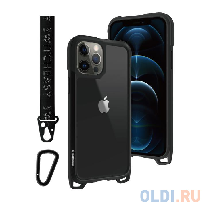

Накладка SwitchEasy "Odyssey" для iPhone 12 iPhone 12 Pro чёрный GS-103-122-114-11