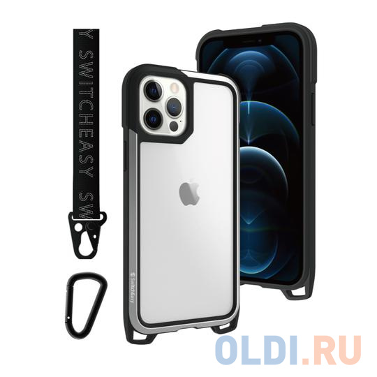 

Накладка SwitchEasy "Odyssey" для iPhone 12 Pro Max серебряный GS-103-123-114-26