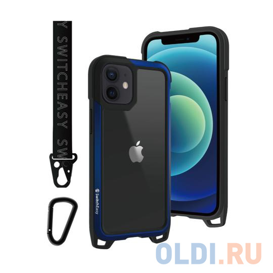 

Накладка SwitchEasy "Odyssey" для iPhone 12 mini синий GS-103-121-114-142