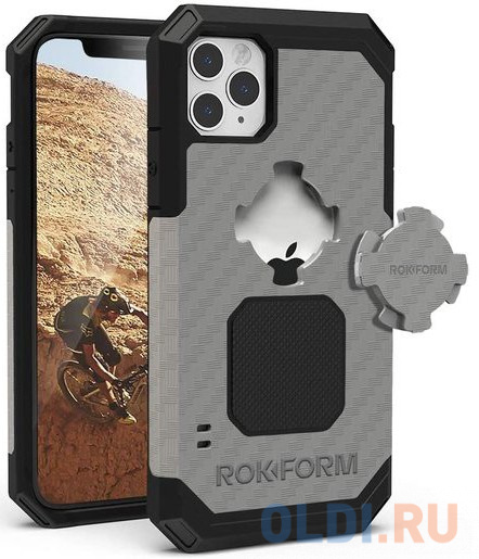 

Накладка Rokform "Rugged" для iPhone 11 Pro Max серый 306843P
