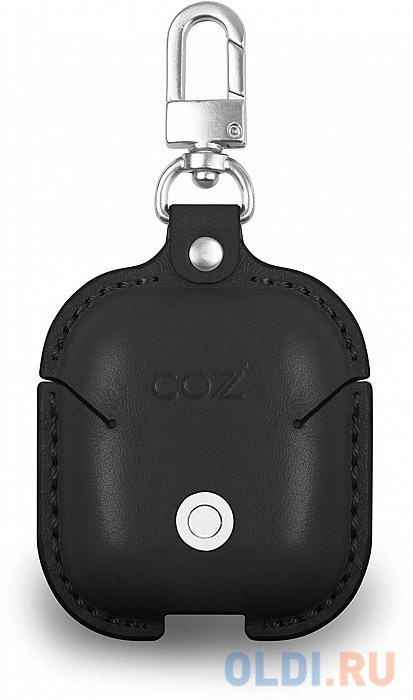 Чехол Cozistyle Cozi Leather Case для AirPods чёрный CLCPO010 - фото 1
