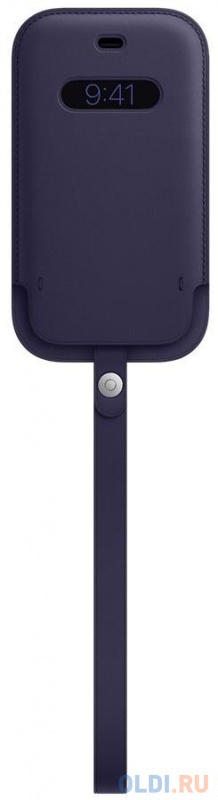 

Чехол Apple Leather Sleeve with MagSafe для iPhone 12 mini фиолетовый MK093ZE/A