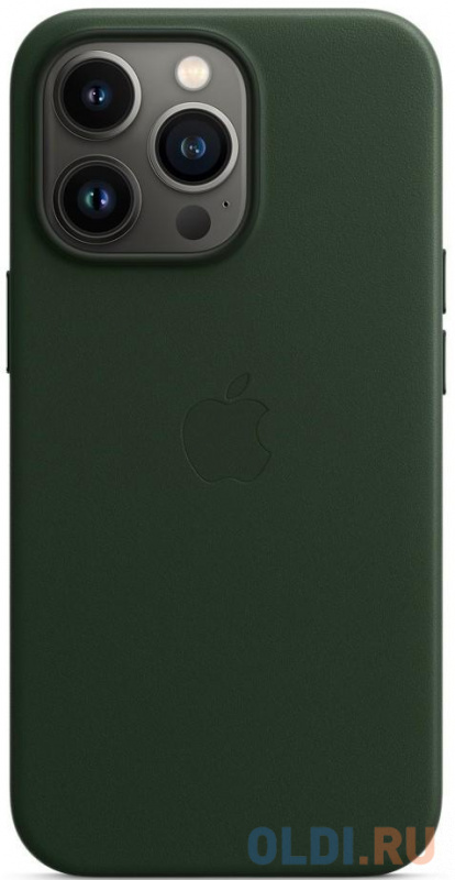 

Накладка Apple Leather Case with MagSafe для iPhone 13 Pro зеленый MM1G3ZE/A