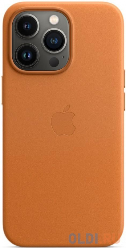 

Накладка Apple Leather Case with MagSafe для iPhone 13 Pro золотистая охра MM193ZE/A