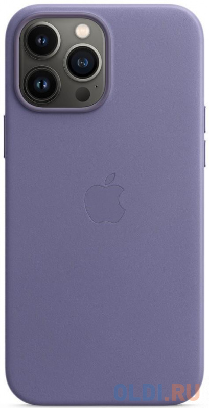 

Накладка Apple Leather Case with MagSafe для iPhone 13 Pro Max сиреневая глициния MM1P3ZE/A