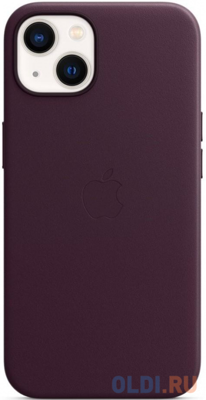 

Накладка Apple Leather Case with MagSafe для iPhone 13 тёмная вишня MM143ZE/A